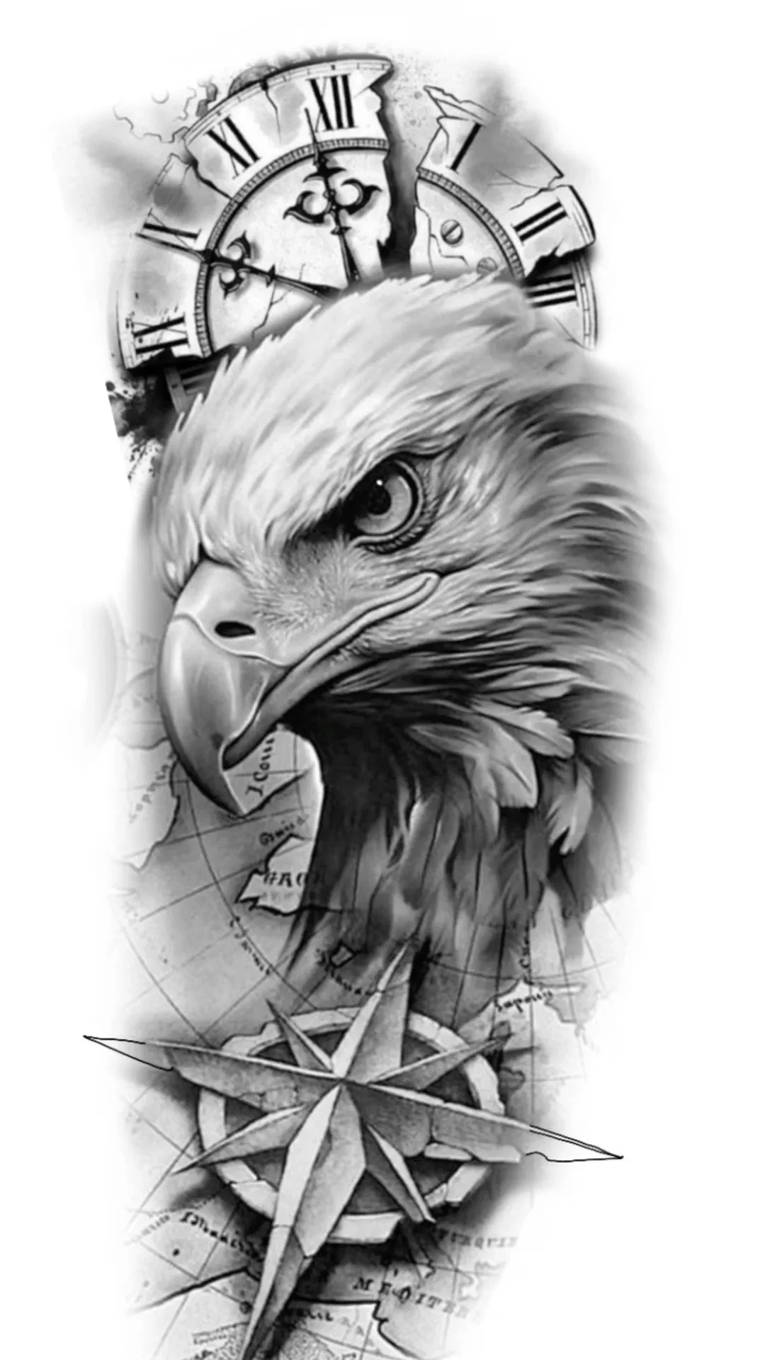 Desenho disponível: Realismo Preto e Cinza